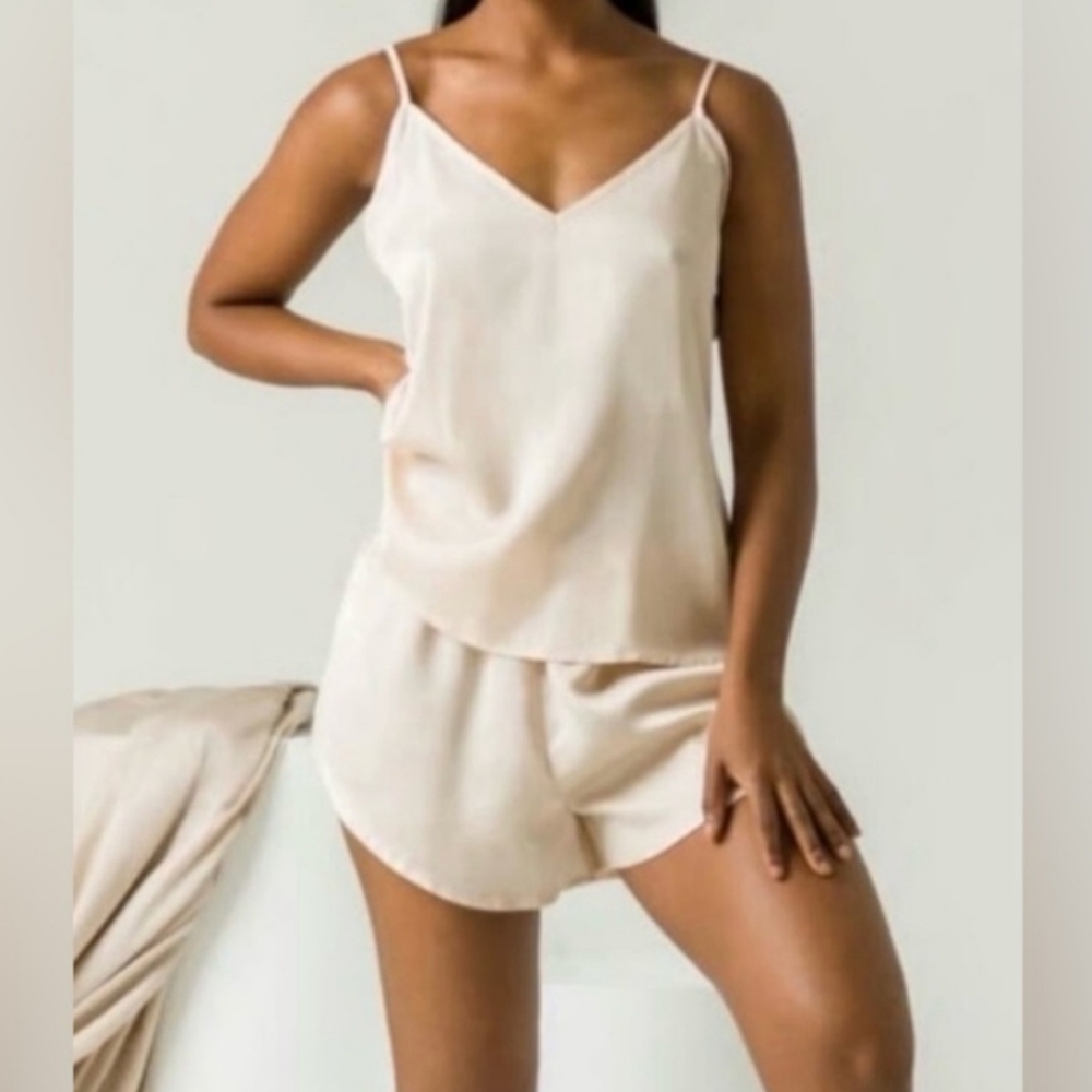 ETTITUDE NIB,Sateen Cami In Oat
